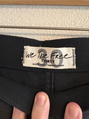 NWT WE THE FREE Black Flare Pants — Women’s Bootcut with Wide Hem thumbnail 3