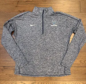Nike Dri-FIT Villanova Basketball Navy 1/4 Zip Pullover Size Medium - C65-007 thumbnail 1