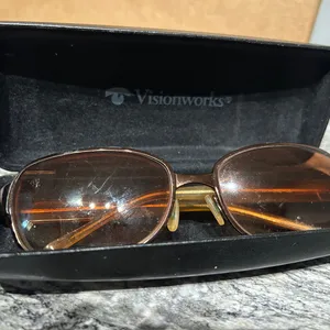 Nine West Brown Oval Sunglasses with Gradient Lenses thumbnail 9