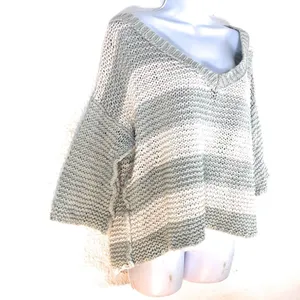 Free People Park Slope Stripe Off Shoulder Sweater thumbnail 4