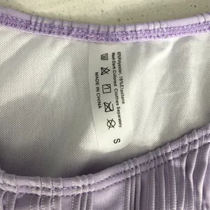 NWOT Shein Ring Ribbed Linked Bikini Set, Purple, S thumbnail 3