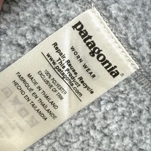 Patagonia Better Sweater Gray Pullover Small RCP‎ Advisors Logo Quarter Zip thumbnail 7