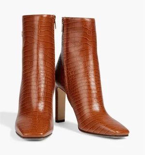 Jimmy Choo Croc Embossed Boots thumbnail 1