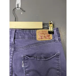 Levis Mid Rise Skinny Jeans Womens 29 Purple Medium Wash Stretch Denim thumbnail 8