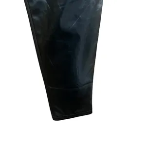 Princess Polly Love Club Black Faux Vegan Leather Straight Pants‎ Size 4 thumbnail 8