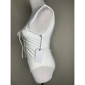 Lovetree White Lace Top 1 Pc Swimsuit Sz Medium thumbnail 3