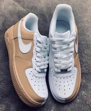 Moca Air Force 1 Custom Tan Size 6.5 thumbnail 1