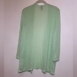 H&M Women’s Small Light Green Knit Cardigan thumbnail 2
