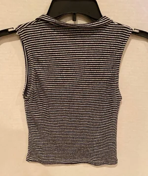Garage Black Striped Tank Top thumbnail 2