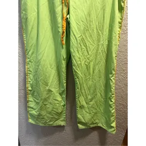 SB Scrubs Lucky Lime Green Scrub Pants Woman’s Size XL -FLAWED thumbnail 2