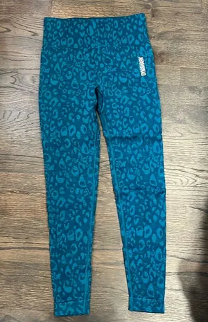 Gymshark adapt blue animal seamless legging thumbnail 1