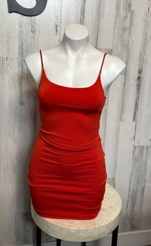 Red mini dress thumbnail 1