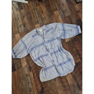 Maeve Women's Blue and White Blouse thumbnail 2