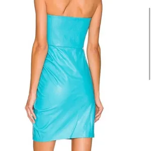 Amanda Uprichard Mohan Dress Marina Blue Short Sleeveless size S thumbnail 3