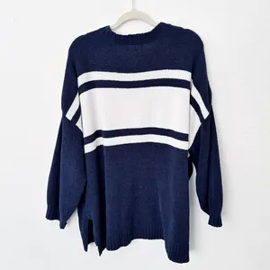 [American Eagle Outfitters] Oversized Striped Baggy Knit Crew Neck Sweater L/XL thumbnail 2
