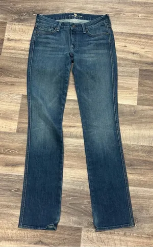7 For All Mankind Kate Straight Leg Jeans Women’s 28 thumbnail 1