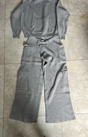 Edikted Gray Knit Hoodie & Cargo Pant Set thumbnail 5