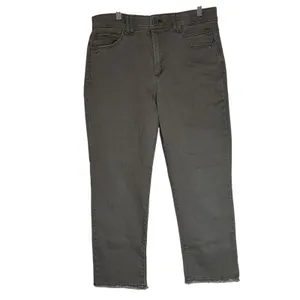 Yogipace Women Gray Cropped Straight Leg‎ Stretch Jeans Size L thumbnail 8