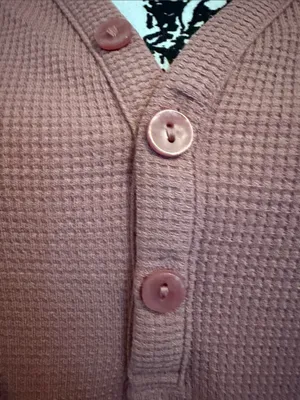 Athleta Long-Sleeve Waffle Henley - Dusty Rose thumbnail 7