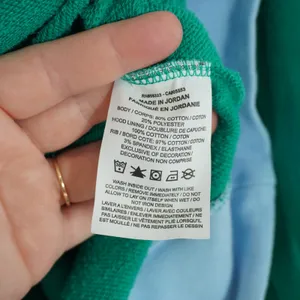 Nike Womens Size Large Green Blue Hoodie Sweatshirt Excellent Colorblock Varsity thumbnail 4