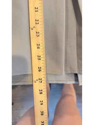 Abercrombie & Fitch NWT Gray Strapless Pleated Skort Mini Dress Y2K Size M thumbnail 12