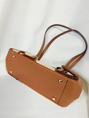 NWT Coach Asher Shoulder Bag In Haircalf With Cow Print CDW46 Gold/Cow thumbnail 5