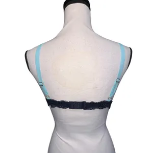 No Boundaries Lace Bralette Blue XL thumbnail 3