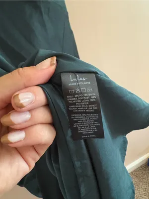 Lulus Compelling Style Emerald Strapless A-Line Maxi Dress Size Large NWT Formal thumbnail 11