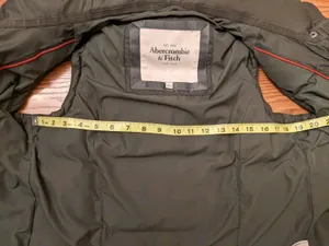 Abercrombie & Fitch Down Puffer Vest Women Sz S Chunky Gorp Trap Preppy Cabin thumbnail 4