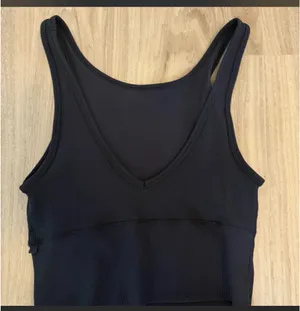 Lululemon Power Pivot Ribbed & Reversible Tank in Everlux Black thumbnail 4