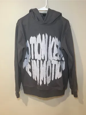 Angelic motion “Graphite” Hoodie "Motion Keeps Me In Motion" Graphic thumbnail 3