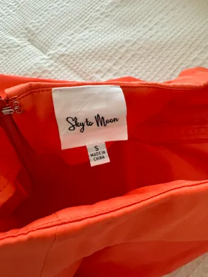 Rock n rags Orange Mini Dress thumbnail 4