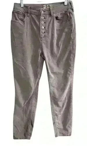 Free People We The Free Women's Corduroy Pants Lilac Purple‎ Size 29 Casual thumbnail 1
