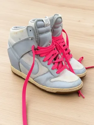 Nike Dunk Sky Hi Women’s Size 8 Gray Wedge High Top thumbnail 1