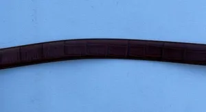 Brighton ONYX Belt Brown Leather Faux Gator Size 42 thumbnail 4