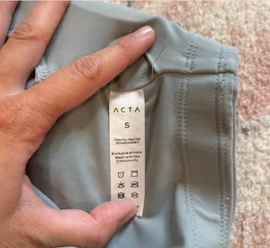 ACTA crop bra Grey Long sleeve top thumbnail 2