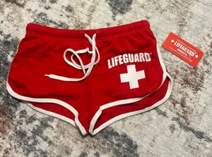 Lifeguard Shorts Red Size M thumbnail 1