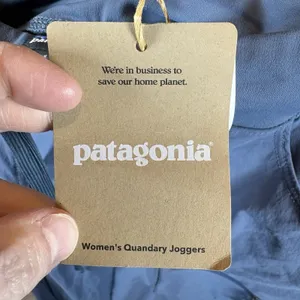Patagonia Quandary Joggers Womens XL Blue Gray Drawstring Cargo Stretch Pant NWT thumbnail 4