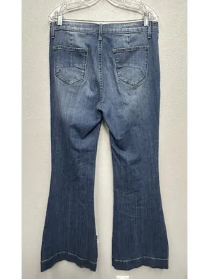 Driftwood Farrah Jeans Women’s Size 32 Flared (34x32) Wide Leg Western Cowgirl thumbnail 2