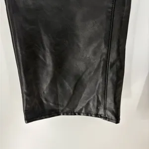 AmericanEagle outfitters black faux leather curvy classic bootcut jeans 28S thumbnail 8