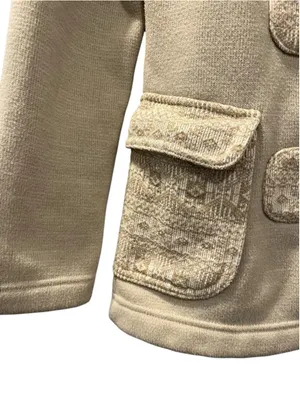 Patagonia Better Sweater Icelandic Coat Toggle Fleece Jacket Cream Size Small thumbnail 3