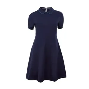 NWT Tommy Hilfiger Womens Size Small Cashmere Kiss Knit Polo Sweater Dress NEW thumbnail 4