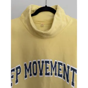 Free People Victory Mock Neck Sleeveless Sweatshirt Yellow Women's Size Large thumbnail 3
