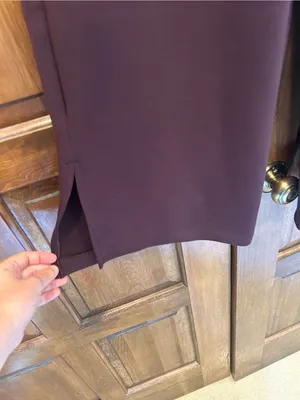 SPANX AirEssentials Zero Waistband Wide Leg Pants XS Truffle Brown 21722R Lounge thumbnail 3