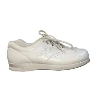 SAS Free Time Womens 8N Walking Sneakers White Lace Up Tripad Support Comfort‎ thumbnail 12