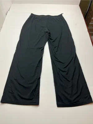 Quince Flowknit Wide Leg Pant Drawstring Black Womens Size Medium Stretch Lounge thumbnail 11
