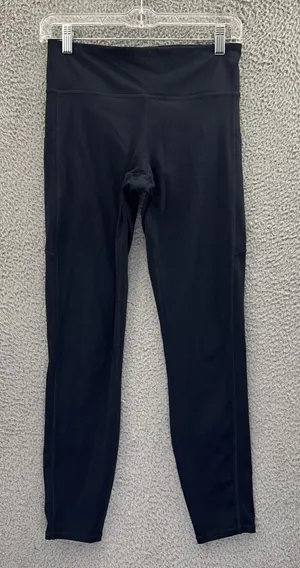 Vuori Stride Leggings Navy‎ Blue Athletic Athleisure Pockets Women's Small x 25 thumbnail 1