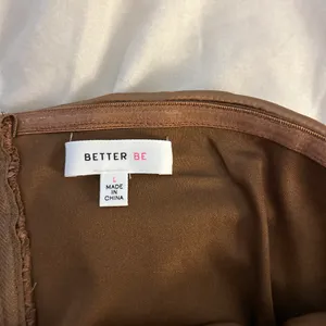 Better Be Brown Satin Tube Top thumbnail 3