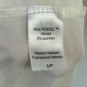 Eberjey Gisele Pajama Top White Modal Long Sleeve Button Down Sleep Shirt S thumbnail 8