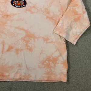 Auburn Tigers VTG LasOlas Women's S Peach Tie Dye 3/4 Sleeve T-Shirt Studded thumbnail 2